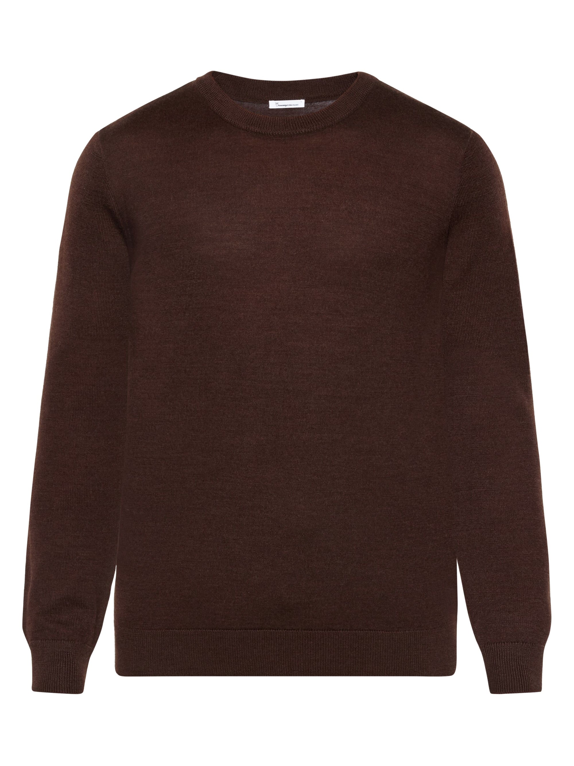 Regular merino knit crew neck