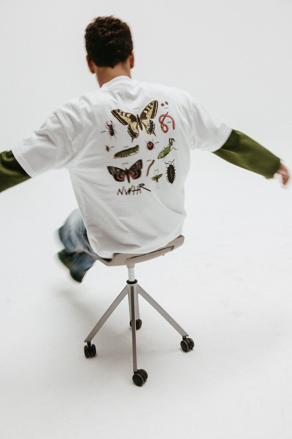 Insects Oversized T-shirt Made Of Organic Cotton