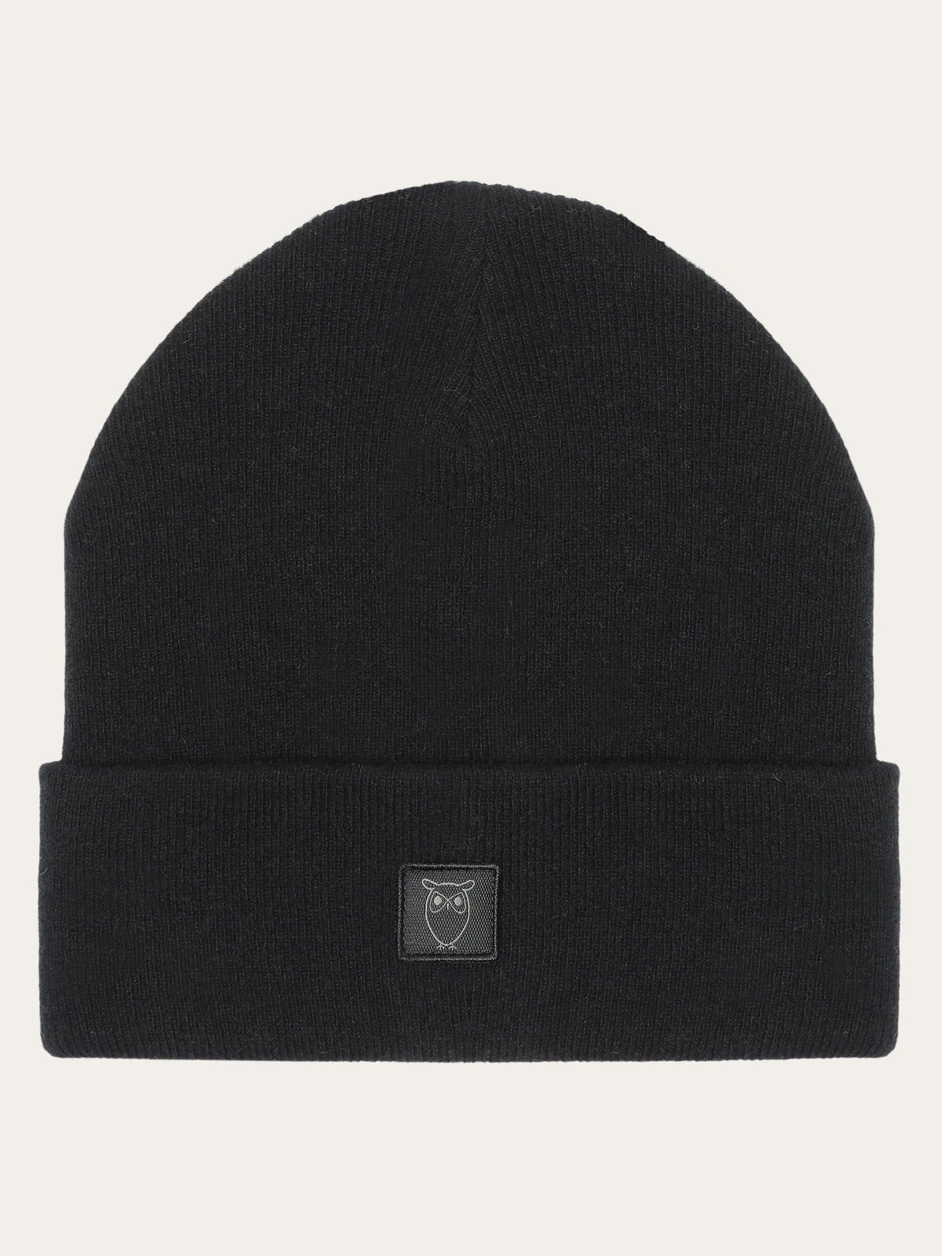 Double layer fine merino wool beanie