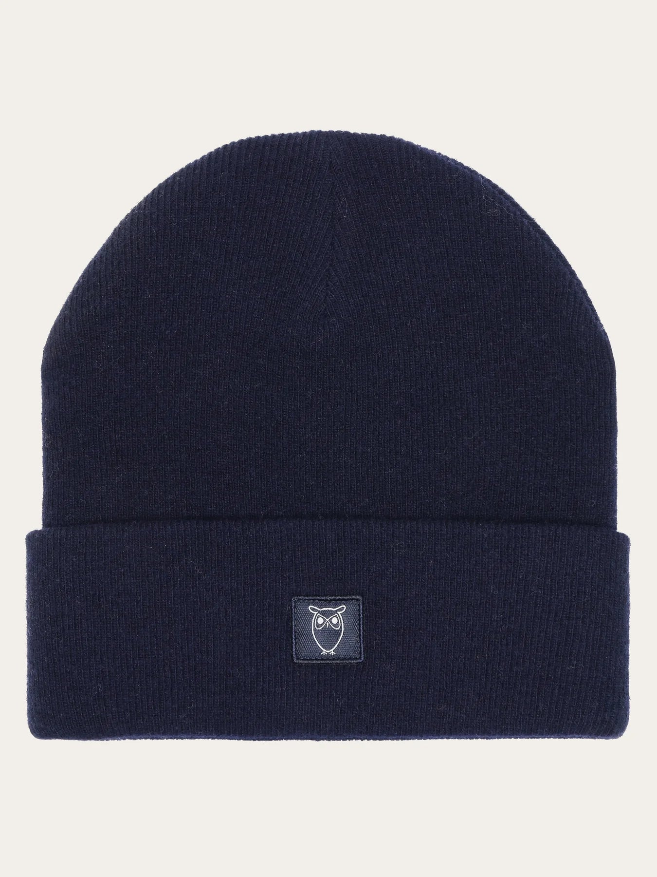 Double layer fine merino wool beanie