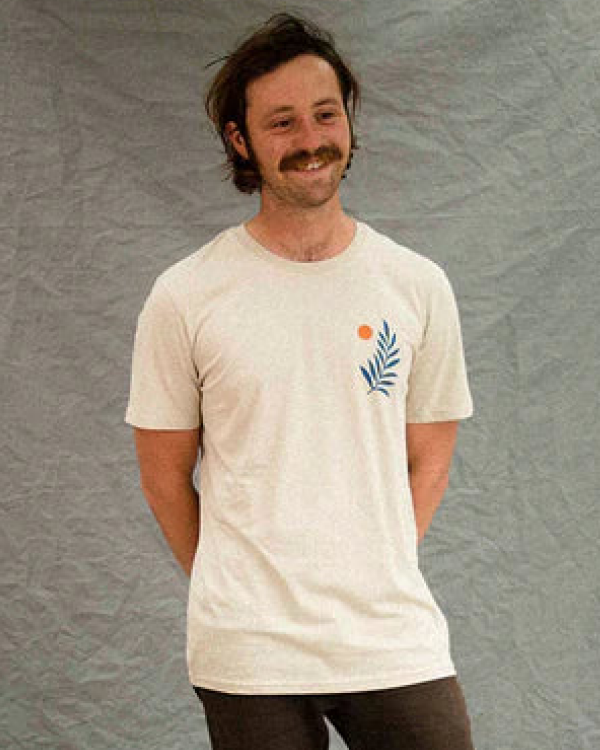 Palm T-shirt Made Of Organic Cotton