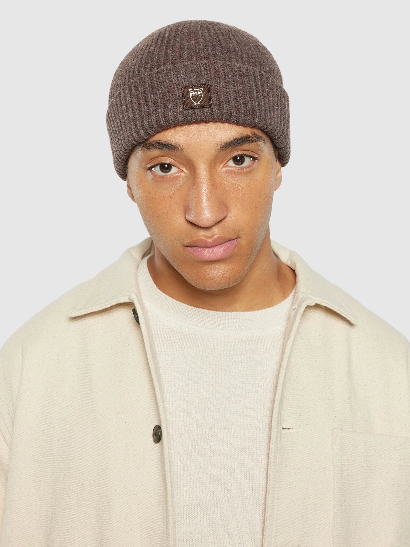 Low Wool Rib Beanie