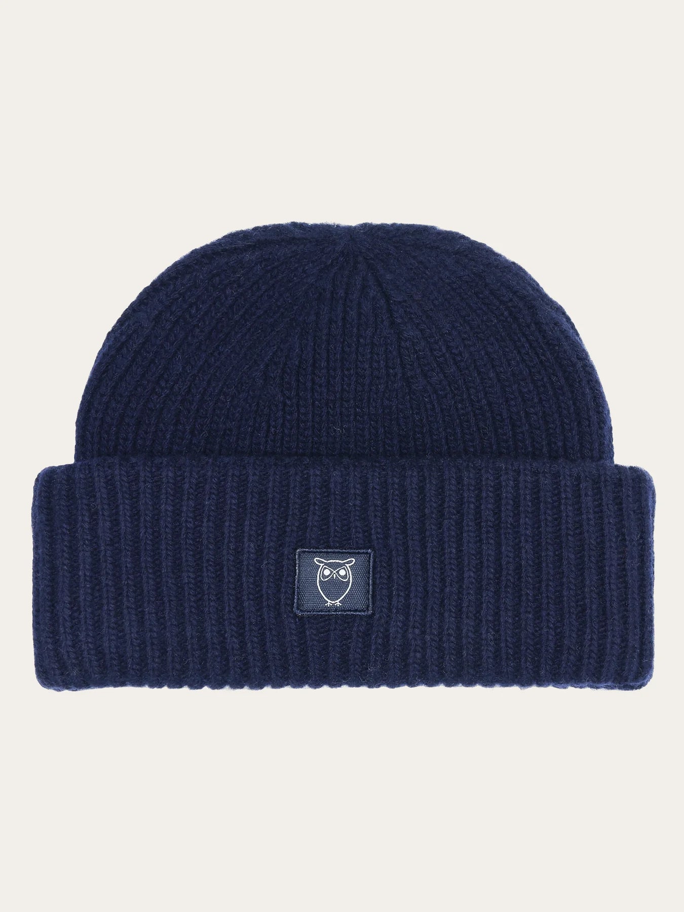 Low Wool Rib Beanie