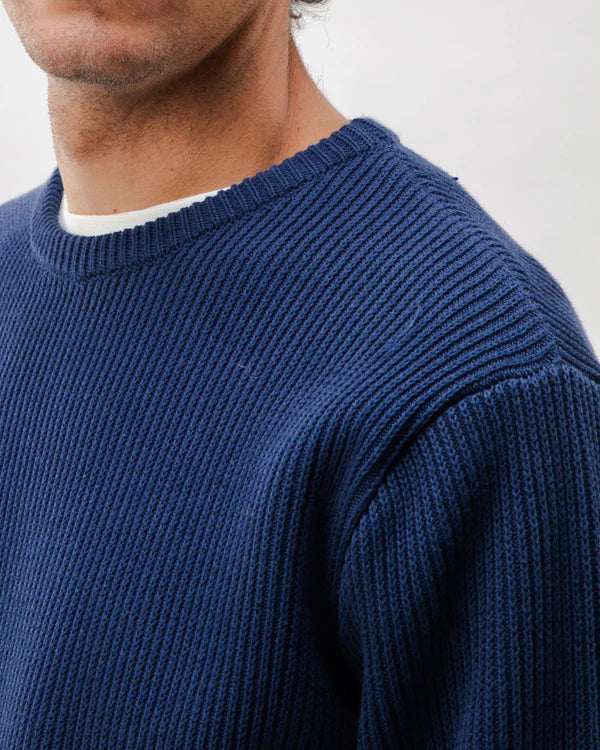 Structured cotton sweater