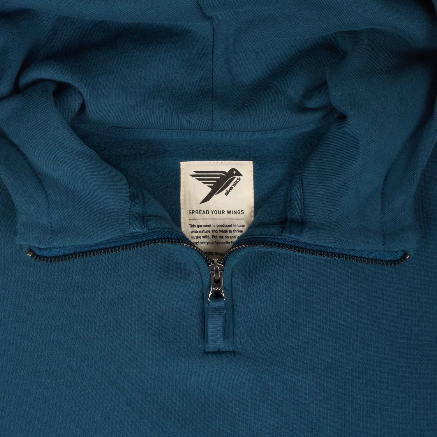 Birling Quarter Zip Hoodie Made From Organic Cotton