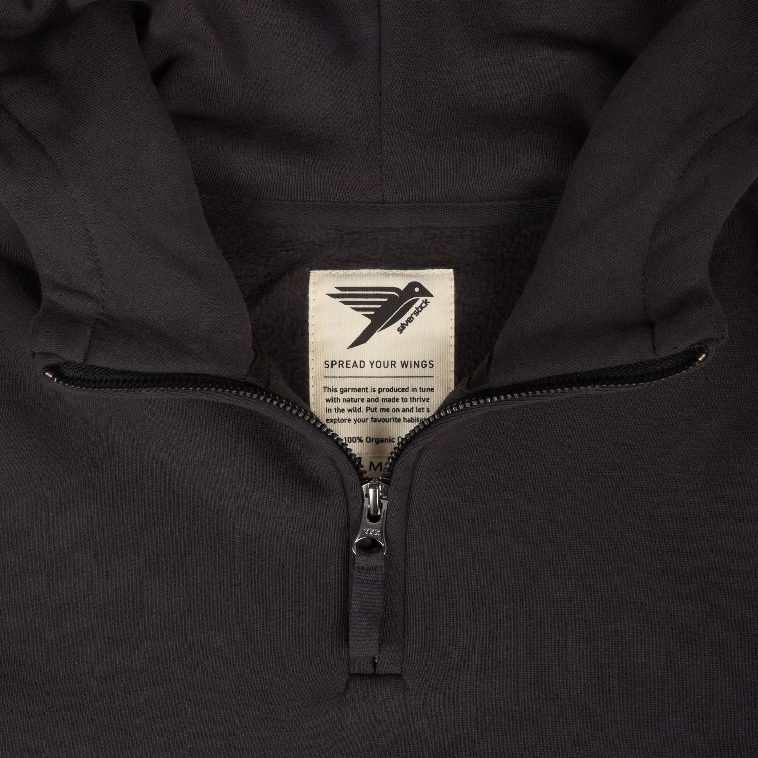 Birling Quarter Zip Hoodie Made From Organic Cotton