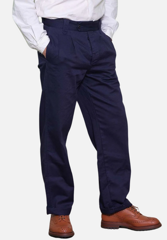 Yarmouth Oilskins Work Trousers - Navy