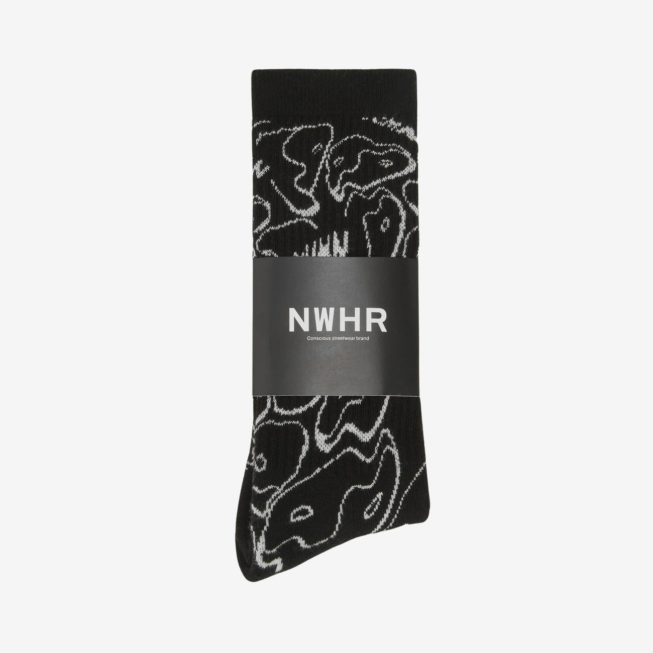 Load image into Gallery viewer, NWHR Black Tao Sock

