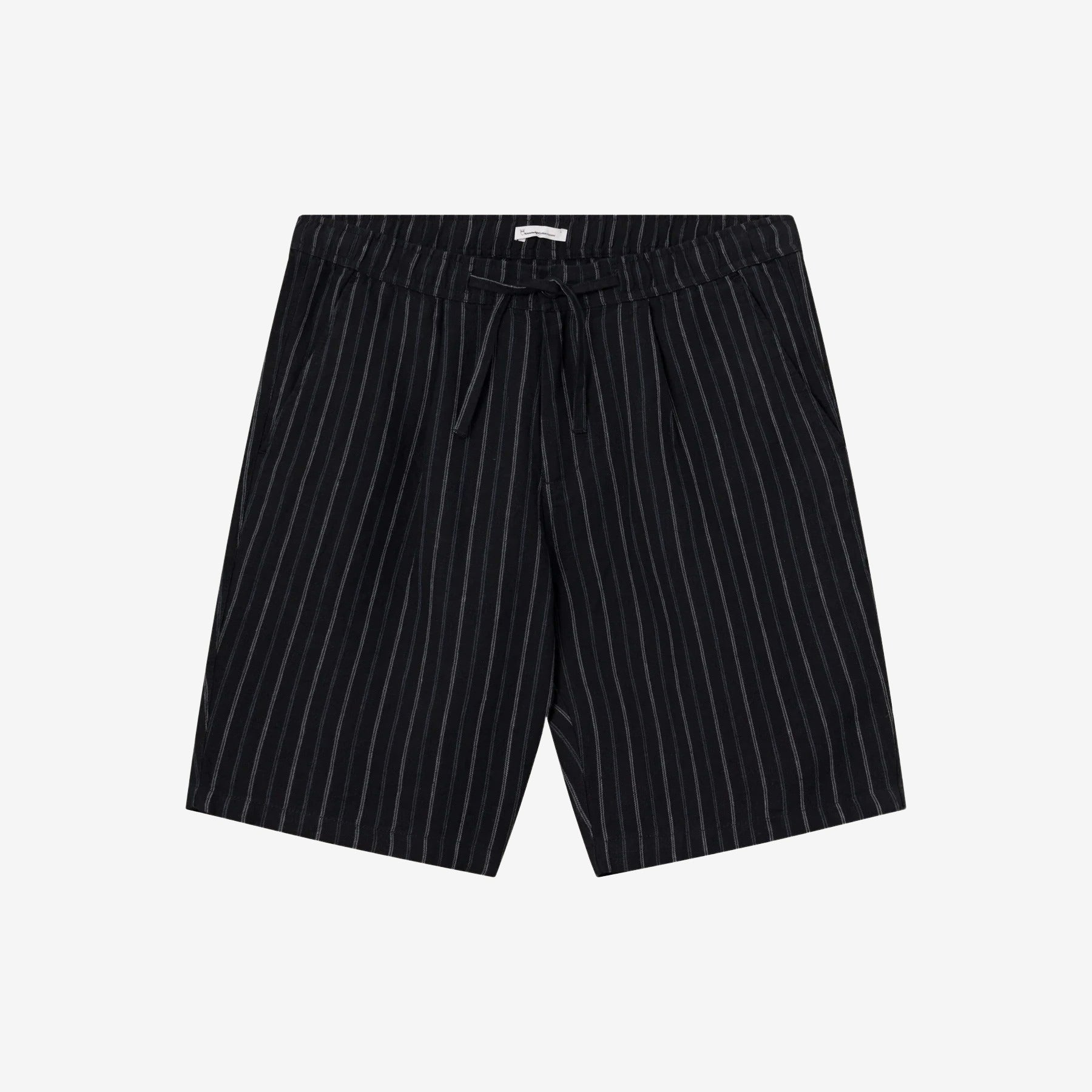 FIG Loose Striped Linen Shorts