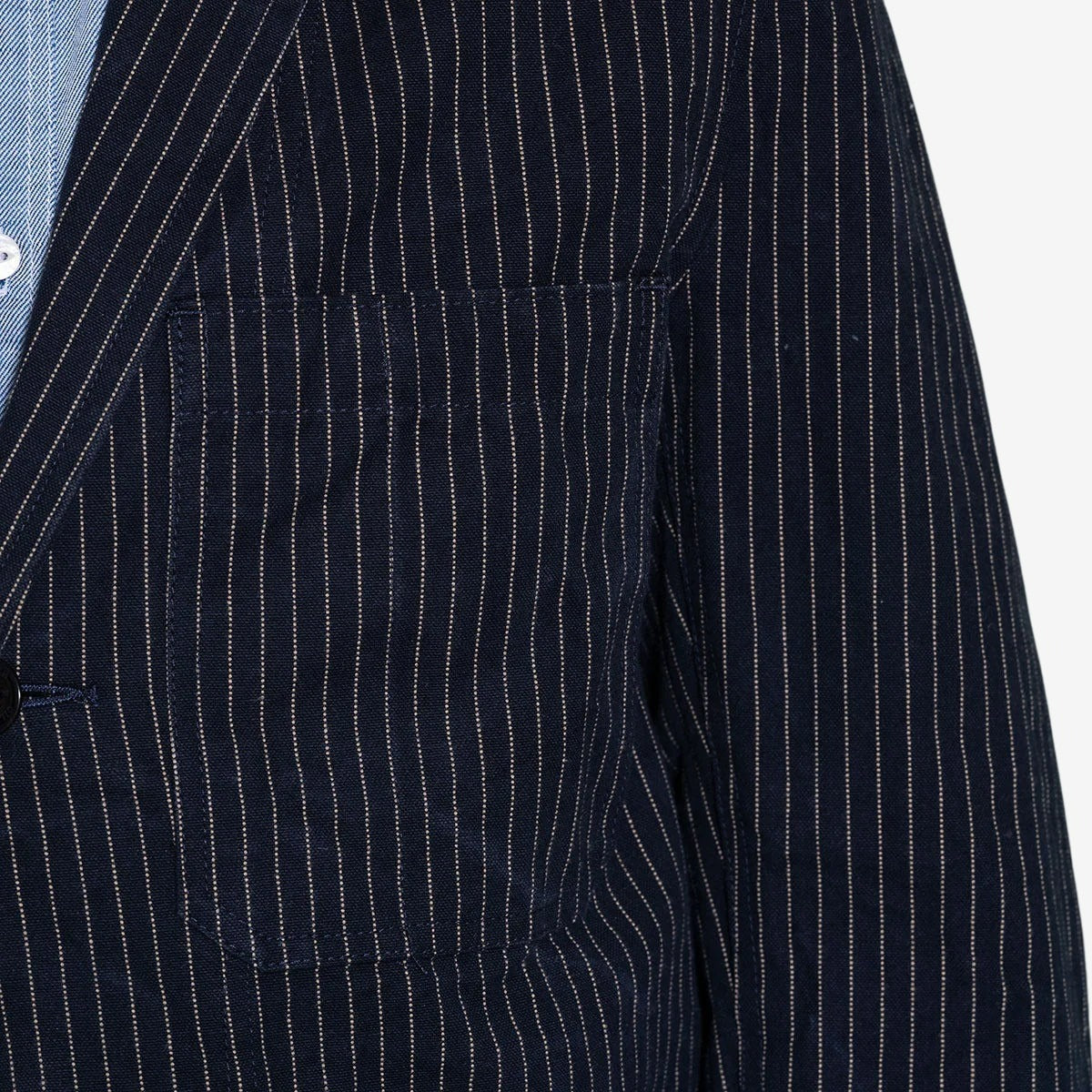 Chalk Stripe Engineer Jacket