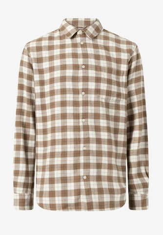 Knowledge Cotton Apparel Loose Fit Checkered Shirt