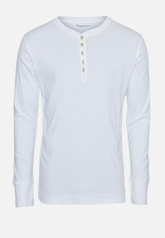 Knowledge Cotton Apparel Henley Top