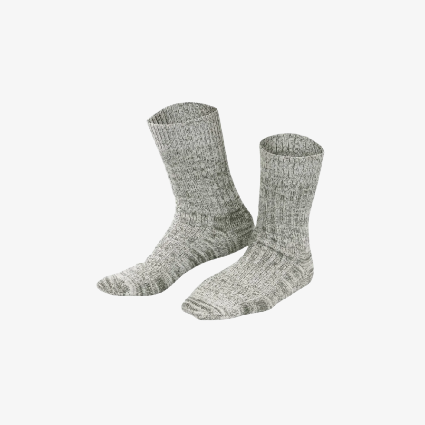 Mouline Socks Made Of Organic Cotton And Organic Wool Mix